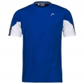 Head Tennis-Tshirt Club Technical (Moisture Transfer Microfiber Technologie) royalblau Jungen