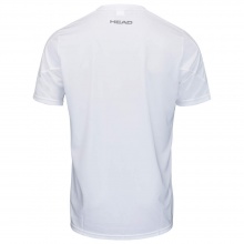 Head Tennis-Tshirt Club Technical (Moisture Transfer Microfiber Technologie) weiss Jungen