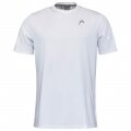 Head Tennis-Tshirt Club Technical (Moisture Transfer Microfiber Technologie) weiss Jungen