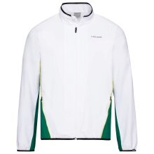 Head Tennisjacke Club weiss/grün Jungen