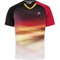 Head Tennis-Tshirt DTB Striker schwarz/rot Jungen