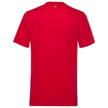 Head Tennis-Tshirt Club Technical rot Jungen