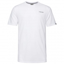 Head Tennis-Tshirt Club Technical weiss/weiss Jungen