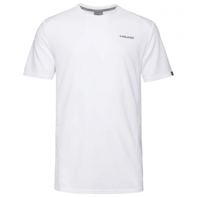 Head Tennis-Tshirt Club Technical weiss/weiss Jungen