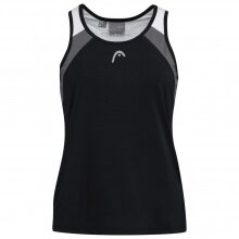 Head Tennis-Tank Top Club (Racer Back, modern) schwarz/weiss Mädchen