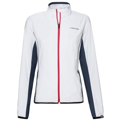 Head Tennisjacke Club weiss/dunkelblau Mädchen