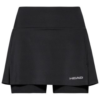 Head Tennisrock mit Innenhose Club Basic schwarz Mädchen