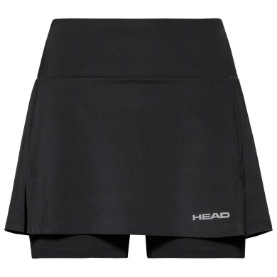 Head Tennisrock mit Innenhose Club Basic schwarz Mädchen