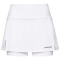 Head Tennisrock mit Innenhose Club Basic weiss Mädchen