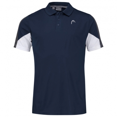 Head Tennis-Polo Club Technical (Moisture Transfer Microfiber Technologie) dunkelblau Herren