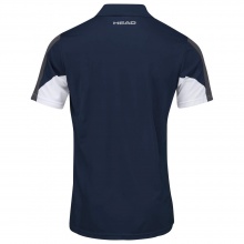 Head Tennis-Polo Club Technical (Moisture Transfer Microfiber Technologie) dunkelblau Herren