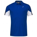 Head Tennis-Polo Club Technical (Moisture Transfer Microfiber Technologie) royalblau Herrem