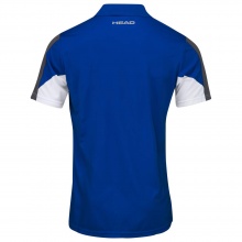 Head Tennis-Polo Club Technical (Moisture Transfer Microfiber Technologie) royalblau Herrem