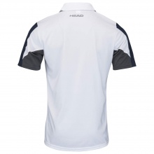 Head Tennis-Polo Club Technical (Moisture Transfer Microfiber Technologie) weiss/dunkelblau Herren