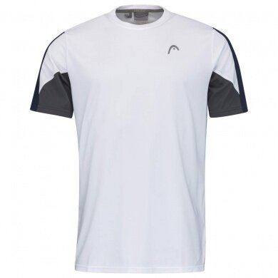 Head Tennis-Tshirt Club Technical Moisture Transfer Microfiber Technologie) weiss/dunkelblau Herren