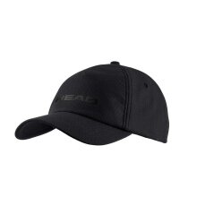 Head Cap Tennis Performance 2024 (Polyester, Klettverschluss) schwarz