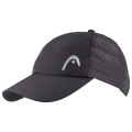 Head Cap Tennis Pro Player Kids (UV-Schutz, Klettverschluss) schwarz