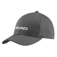 Head Cap Tennis Promotion (Baumwolle) anthrazitgrau