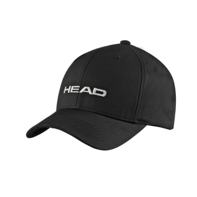 Head Cap Tennis Promotion (Baumwolle) schwarz