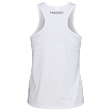 Head Tennis-Tank Top Club (Racer Back, modern) weiss/weiss Mädchen