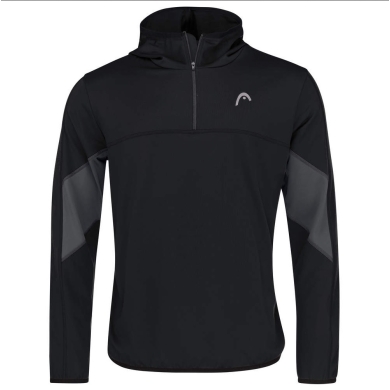 Head Kapuzenpullover Hoodie mit Kapuze Club Tech Half-Zip schwarz Herren