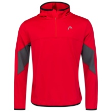 Head Kapuzenpullover Hoodie mit Kapuze Club Tech Half-Zip rot Herren