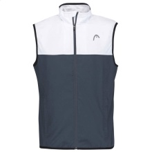 Head Tennisweste Club 22 Vest (kühlender Effekt, schnelltrocknend) navyblau/weiss Herren