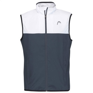 Head Tennisweste Club 22 Vest (kühlender Effekt, schnelltrocknend) navyblau/weiss Herren