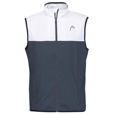 Head Tennisweste Club 22 Vest (kühlender Effekt, schnelltrocknend) navyblau/weiss Herren