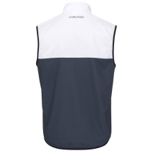 Head Tennisweste Club 22 Vest (kühlender Effekt, schnelltrocknend) navyblau/weiss Herren