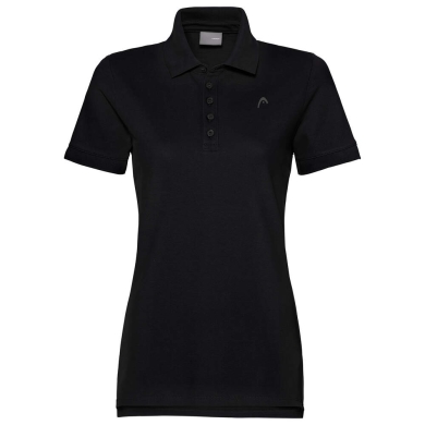 Head Freizeit-Polo (100% Baumwolle) schwarz Damen