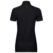 Head Freizeit-Polo (100% Baumwolle) schwarz Damen