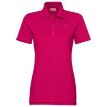 Head Freizeit-Polo (100% Baumwolle) magenta Damen