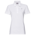 Head Freizeit-Polo (100% Baumwolle) weiss Damen