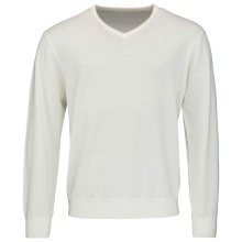 Head Pullover V-Neck (Merinowolle) weiss Herren