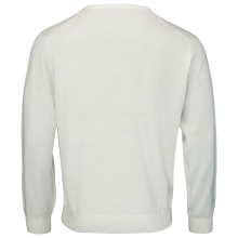 Head Pullover V-Neck (Merinowolle) weiss Herren