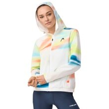 Head Kapuzenjacke Blur (elastischer Bund) weiss/bunt Damen