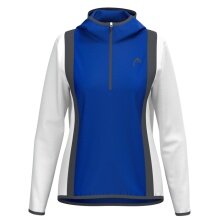 Head Kapuzenjacke Club 25 Tech Hoodie (100% Polyester) 2025 royalblau/weiss Damen