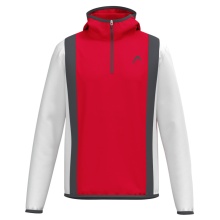 Head Kapuzenjacke Club 25 Tech Hoodie (100% Polyester) 2025 rot/weiss Damen