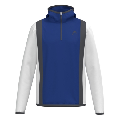 Head Kapuzenpullover Club 25 Tech Hoodie (100% Polyester) royalblau/weiss Herren