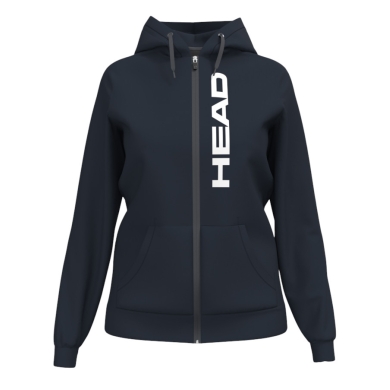 Head Kapuzenpullover Club Original Hoodie Full-Zip (Baumwollmix) navyblau Damen