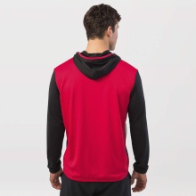 Head Kapuzenpullover Topspin Hoodie 2024 (100% Polyester) schwarz/grau/rot Herren