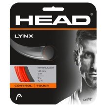 Besaitung mit Tennissaite Head Lynx rot