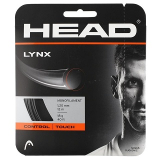 Head Tennissaite Lynx (Haltbarkeit) anthrazit 12m Set