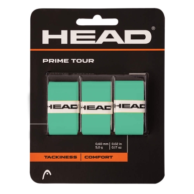 Head Overgrip Prime Tour 0.6 mm (Komfort, Griffigkeit) mintgrün 3er