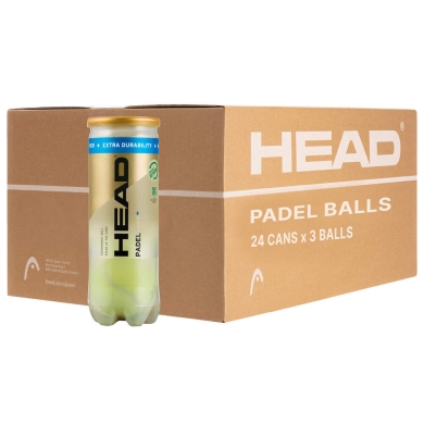 Head Padelbälle Pro S+ Padel 24x3er Dose im Karton