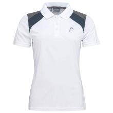 Head Tennis-Polo Club 22 Tech (Moisture Transfer Microfiber Technologie) weiss/navyblau Damen