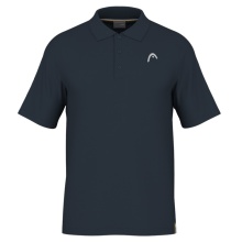 Head Tennis-Polo Performance 2024 (Polyester-Jacquard, schnelltrocknend) navyblau Herren