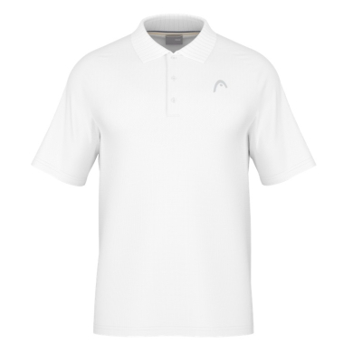 Head Tennis-Polo Performance 2024 (Polyester-Jacquard, schnelltrocknend) weiss Herren