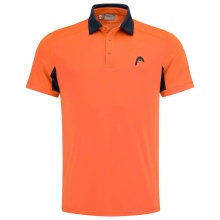 Head Tennis-Polo Slice 2023 (modern, atmungsaktiv) orange Herren